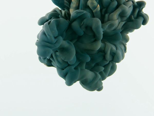 Flowing shapes representing fluid motion and physical awareness